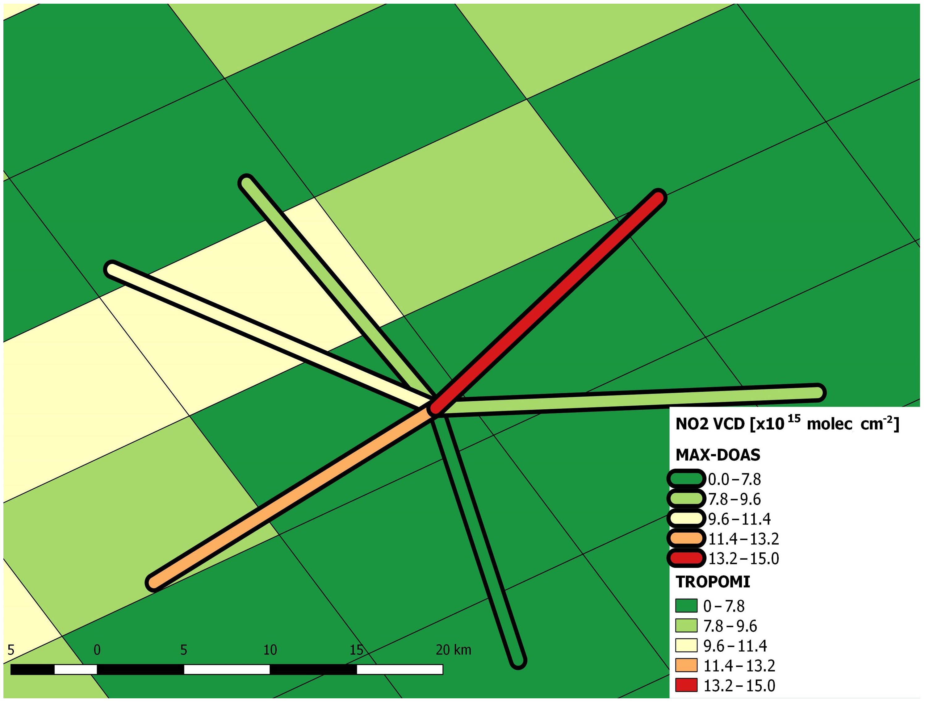 Amt Validation Of Tropomi Tropospheric No2 Columns Using Dual Scan Multi Axis Differential Optical Absorption Spectroscopy Max Doas Measurements In Uccle Brussels